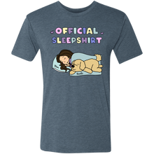 Mom's Official Doodle Sleep Shirt Triblend T-Shirt