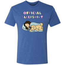 Mom's Official Doodle Sleep Shirt Triblend T-Shirt