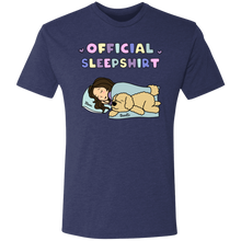 Mom's Official Doodle Sleep Shirt Triblend T-Shirt