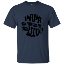 Papa the Man the Myth Cotton T-Shirt