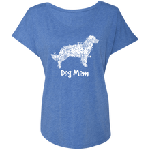 Dog Mom Ladies' Triblend Dolman Sleeve