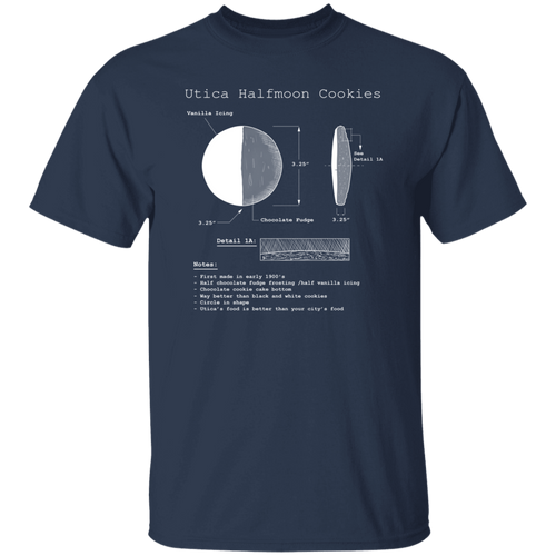 Utica Halfmoon Blueprint T-Shirt