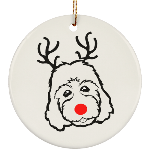 Goldendoodle Christmas Ornament or Labradoodle Christmas Ornament