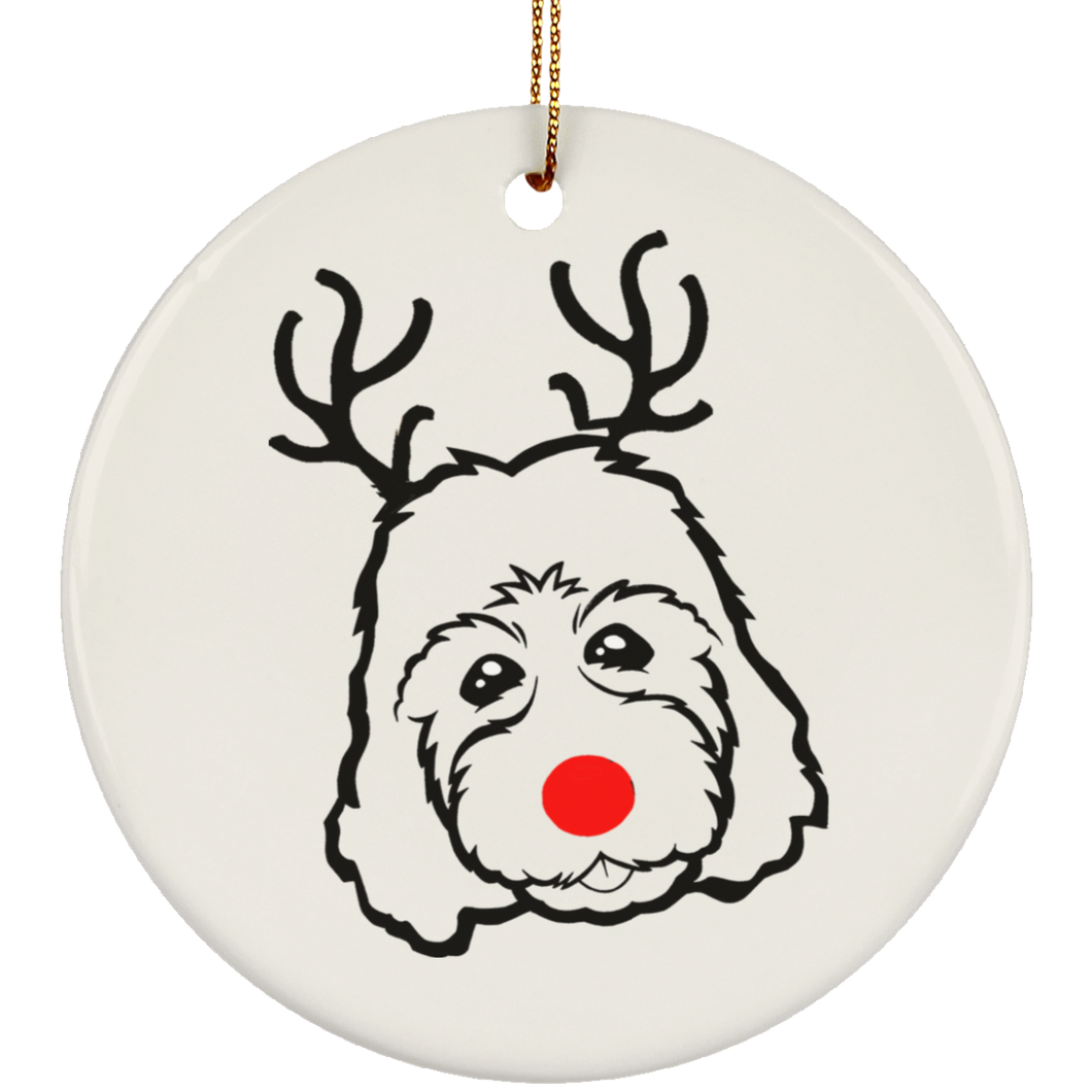 Goldendoodle Christmas Ornament or Labradoodle Christmas Ornament