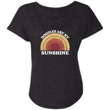 Doodles are my Sunshine Triblend Dolman Sleeve