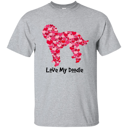 Doodle Hearts Cotton T-Shirt