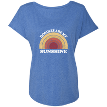 Doodles are my Sunshine Triblend Dolman Sleeve