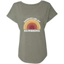 Doodles are my Sunshine Triblend Dolman Sleeve