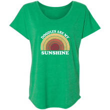 Doodles are my Sunshine Triblend Dolman Sleeve