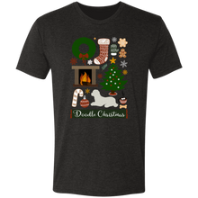 Doodle Christmas Triblend T-Shirt