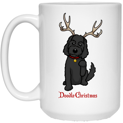 black goldendoodle labradoodle mug
