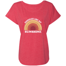Doodles are my Sunshine Triblend Dolman Sleeve