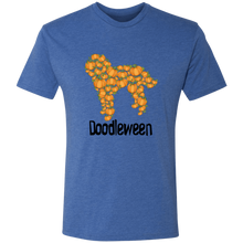 Doodle Halloween Pumpkin Triblend T-Shirt