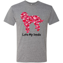 Doodle Hearts Triblend T-Shirt