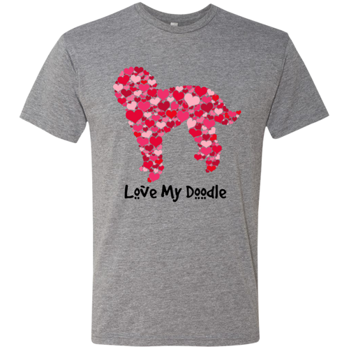 Doodle Hearts Triblend T-Shirt