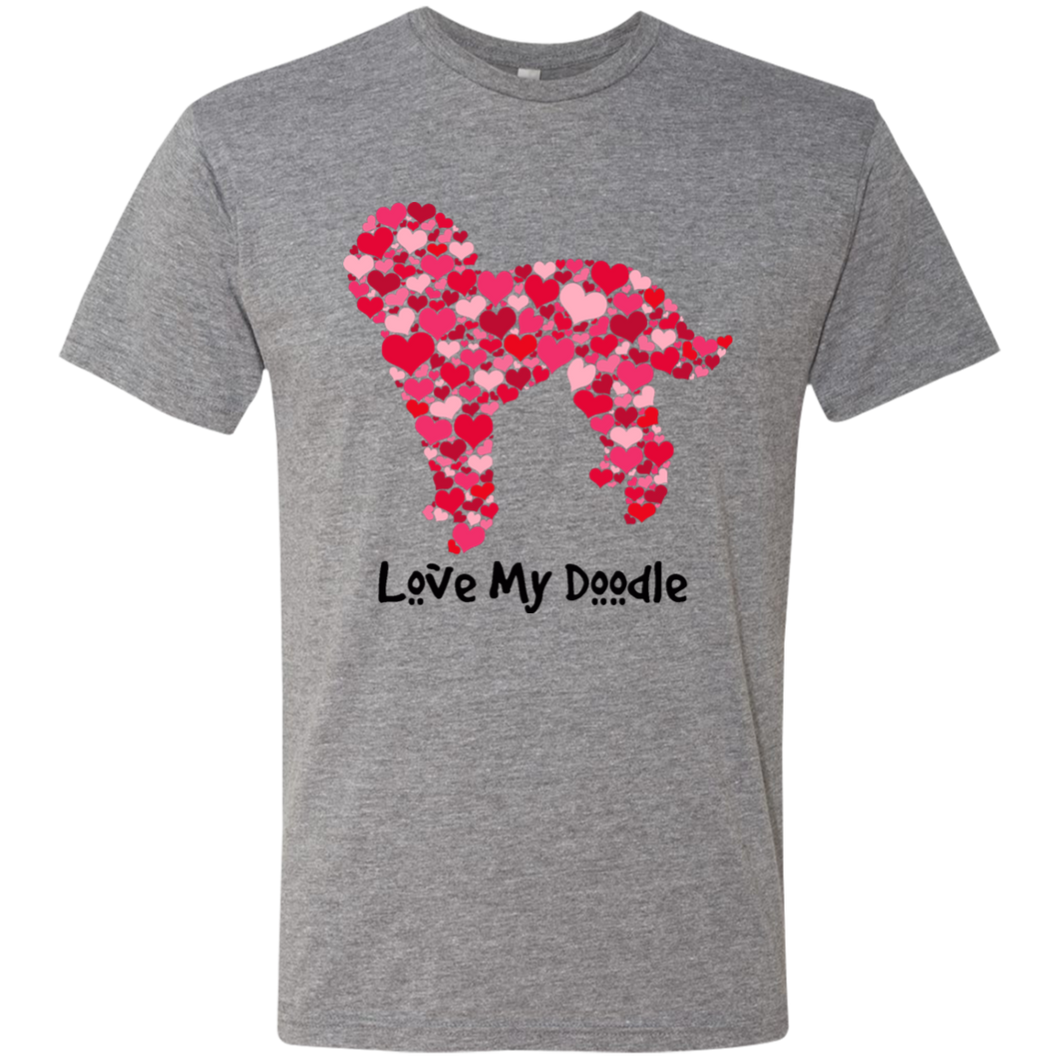 Doodle Hearts Triblend T-Shirt