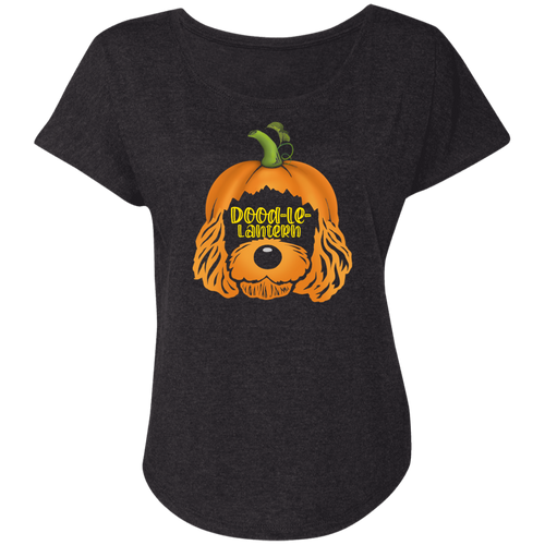 Doodle Lantern Ladies' Triblend Dolman Sleeve