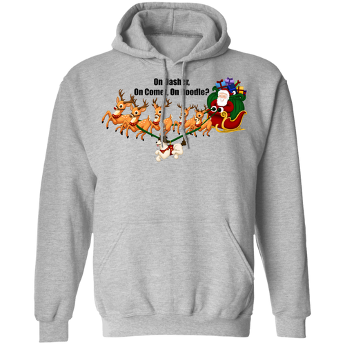 On Dasher, Comet, Saint Berdoodle? Pullover Hoodie