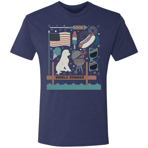 Doodle Summer Triblend T-Shirt