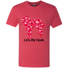 Doodle Hearts Triblend T-Shirt