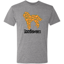 Doodle Halloween Pumpkin Triblend T-Shirt