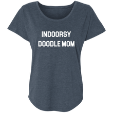Indoorsy Doodle Mom Ladies' Triblend Dolman Sleeve