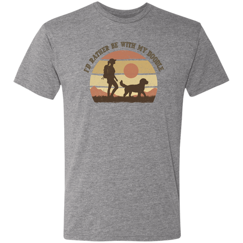 I'd Rather Be With My Doodle Triblend T-Shirt