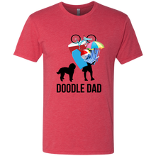 Doodle Dad Carrying Stuff Premium Triblend T-Shirt