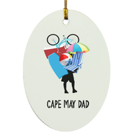 Cape May Dad Oval Ornament