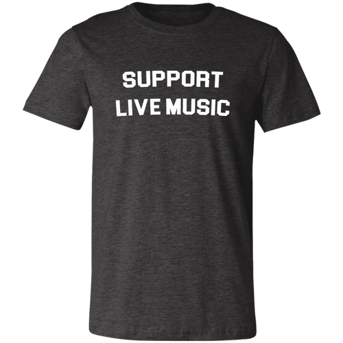 Support Live Music Sleeve T-Shirt