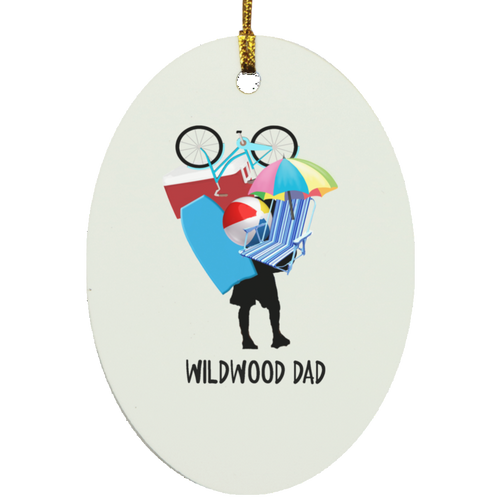 Wildwood Dad Oval Ornament