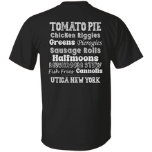 Utica Food List (On Back)T-Shirt