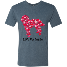 Doodle Hearts Triblend T-Shirt