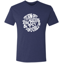Turn off the News and Pet a Doodle Triblend T-Shirt