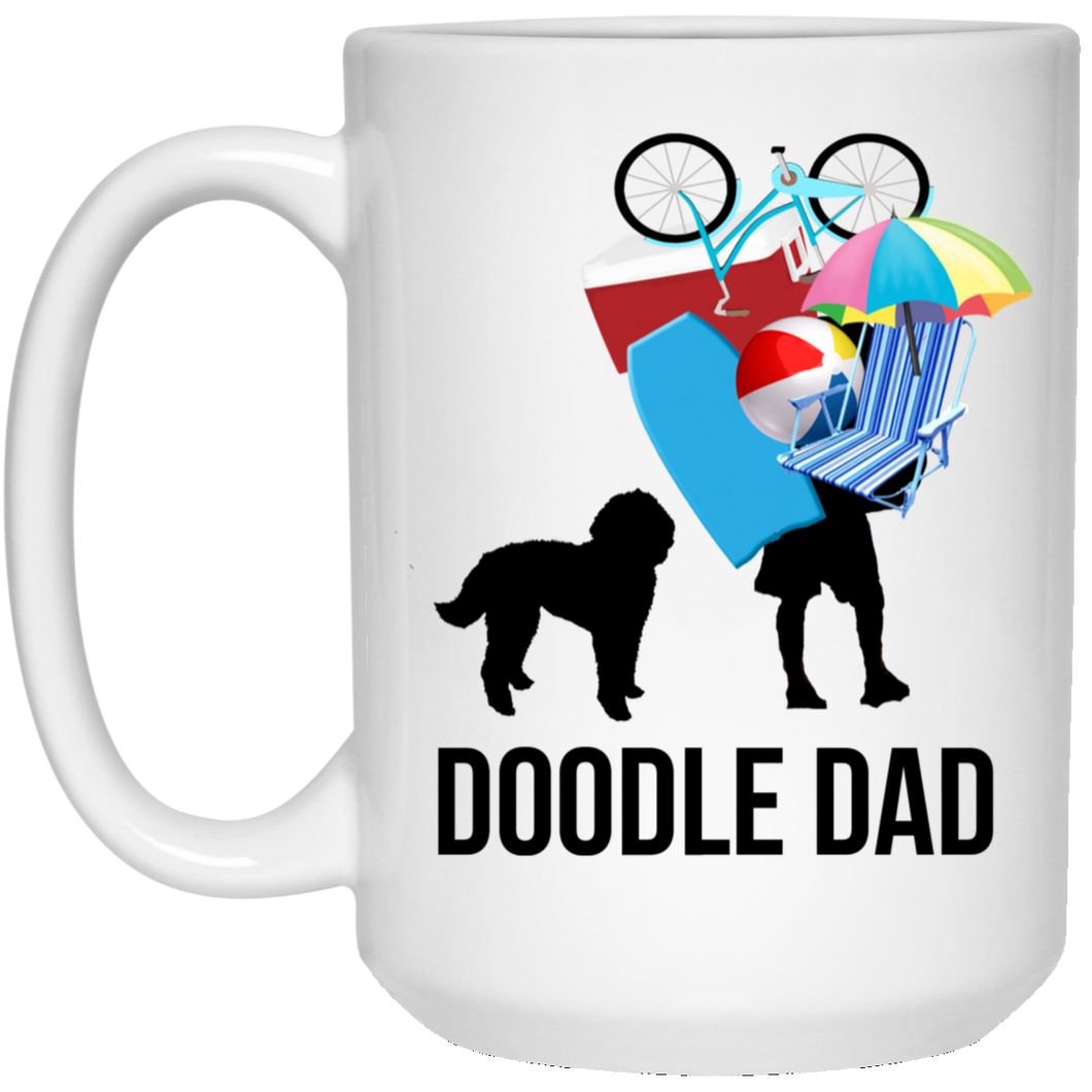 Doodle Dad 15 oz. White Mug