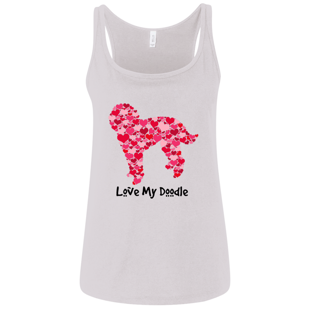 Doodle Hearts Ladies' Relaxed Jersey Tank