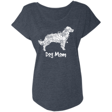 Dog Mom Ladies' Triblend Dolman Sleeve