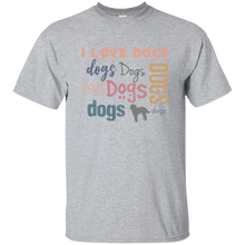 I Love Dogs (Basic T-Shirt)