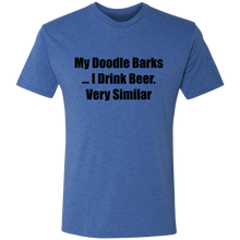 Doodle Bark and Beer Triblend T-Shirt