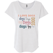 I Love Dogs Triblend Dolman Sleeve