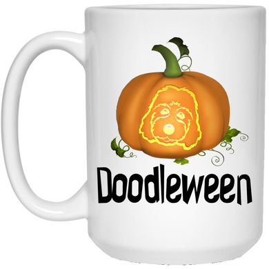Goldendoodle or Labradoodle Mug Halloween