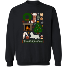 Doodle Christmas Pullover Crewneck Sweatshirt
