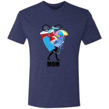 Mom Carrying beach stuff Triblend T-Shirt