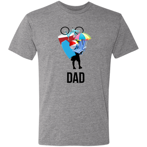 Dad Beach Triblend T-Shirt