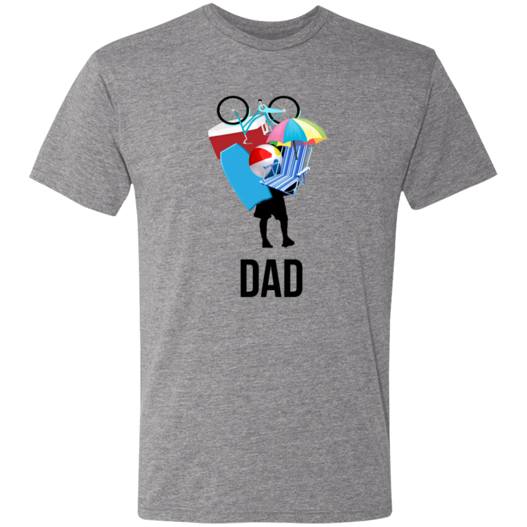 Dad Beach Triblend T-Shirt