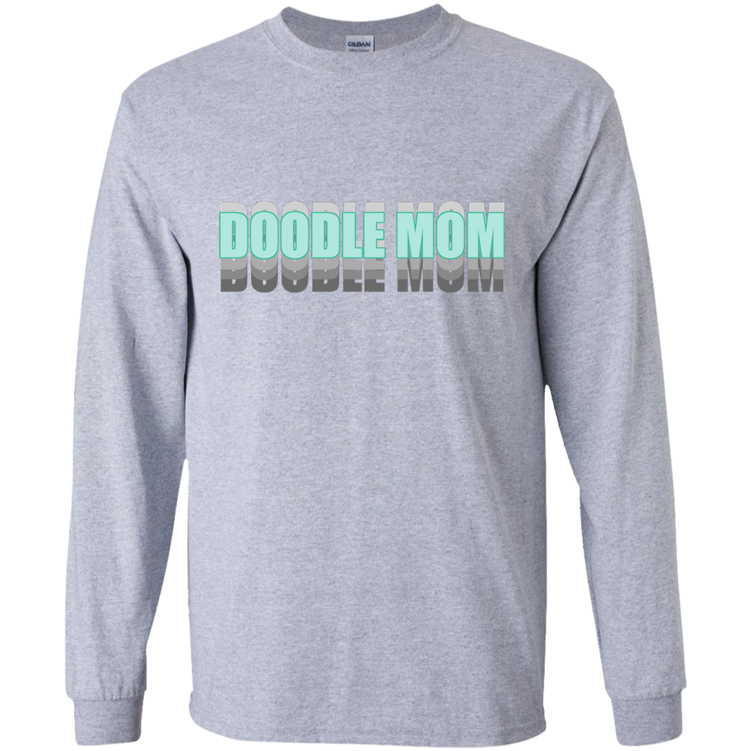 Doodle Mom 3D LS T-Shirt