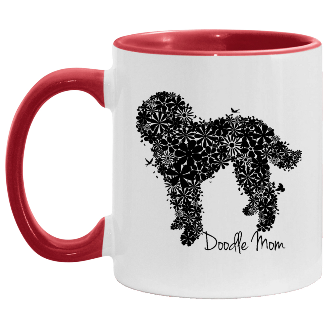 Doodle Mom Accent Mug