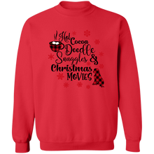 Doodle Snuggles Christmas Pullover Crewneck Sweatshirt