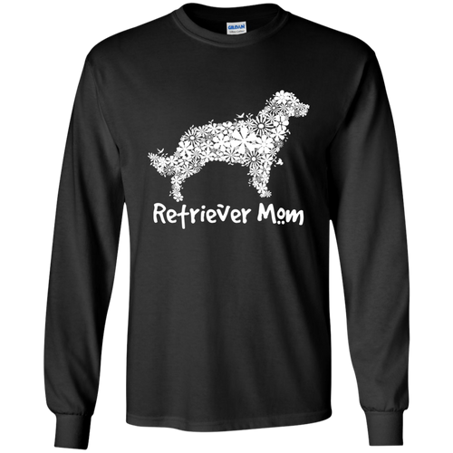 Retriever Flower Mom LS Ultra Cotton T-Shirt